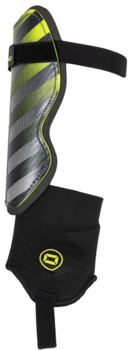 Stanno Liga IV Shin Guards Scheenbeschermers M - Zwart/Neon Geel - afbeelding 6 van 6