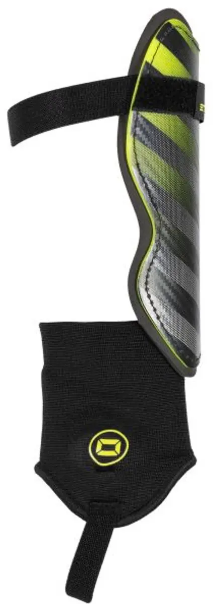 Stanno Liga IV Shin Guards Scheenbeschermers M - Zwart/Neon Geel