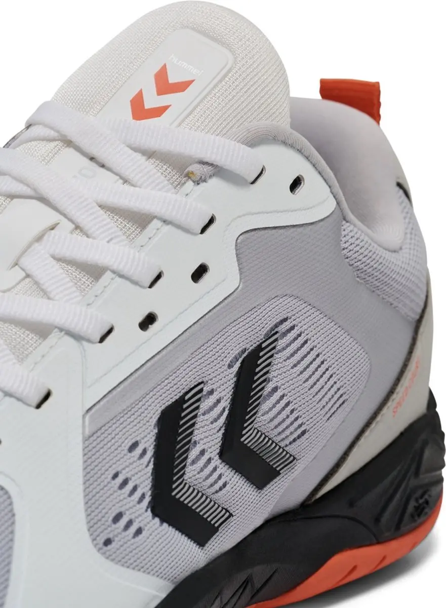 Hummel Handball Speed Court Hallenschuhe 228236 - 37 - Wit/Zwart/Rood