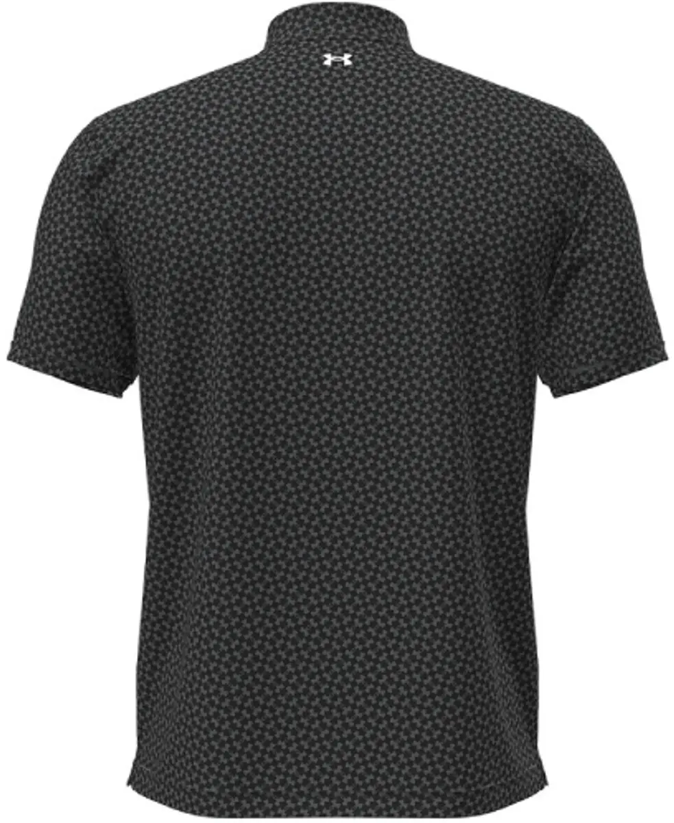 Under Armour T2G Polo Print Diagonal Heartbeat - M - Olijfgroen