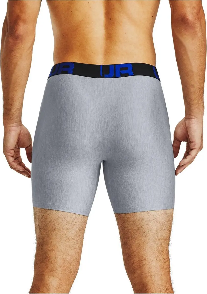 Under Armour UA Tech 6in Heren Sportonderbroek - 2 Stuks - Maat S