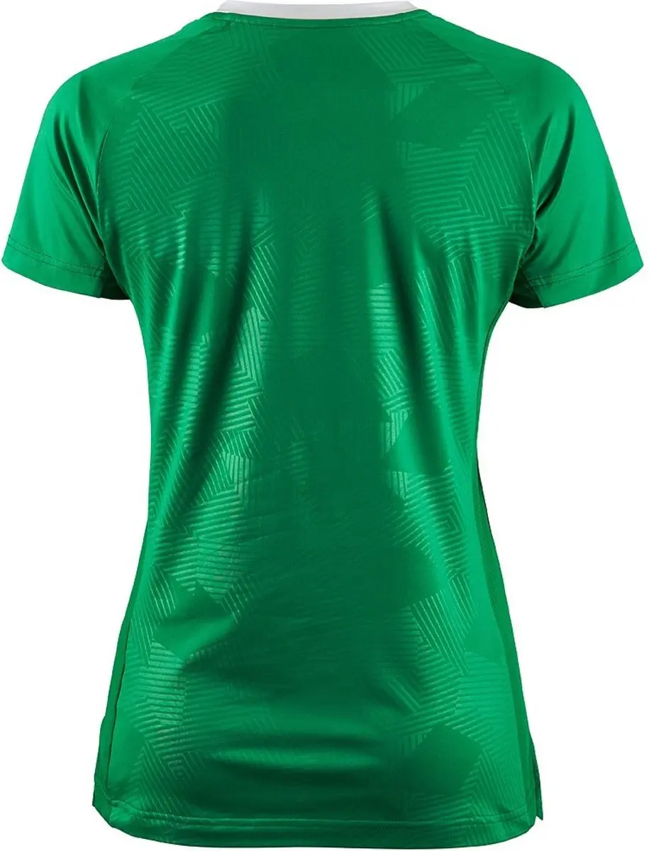 Craft Premier Solid Shirt Dames Korte Mouw - Groen S