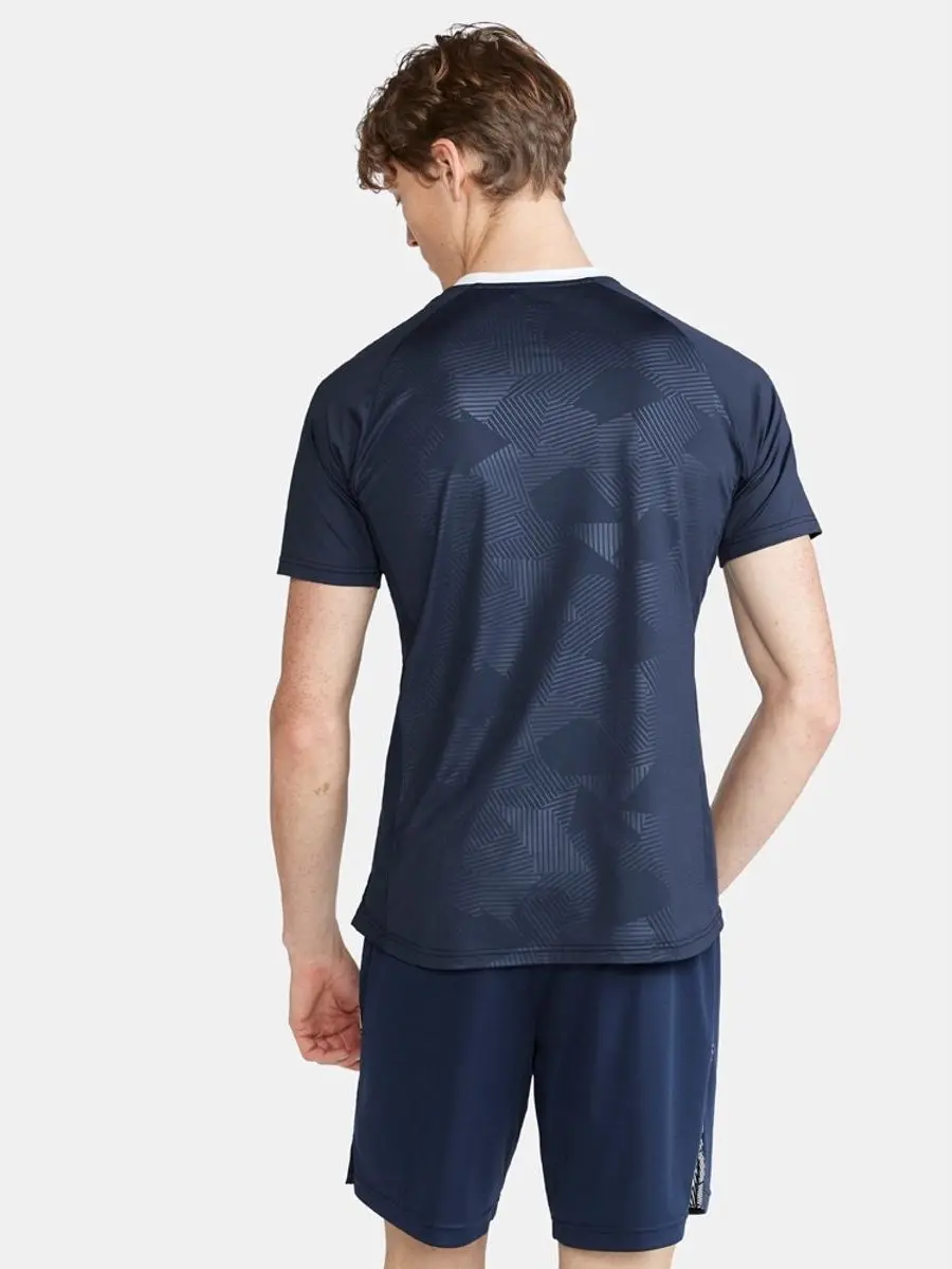 Craft Premier Solid Shirt Korte Mouw Heren - Marine S