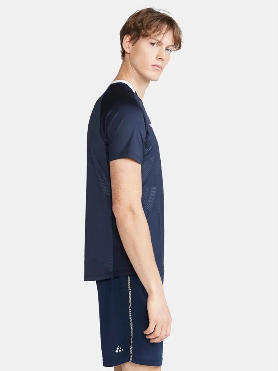 Craft Premier Solid Shirt Korte Mouw Heren - Marine S
