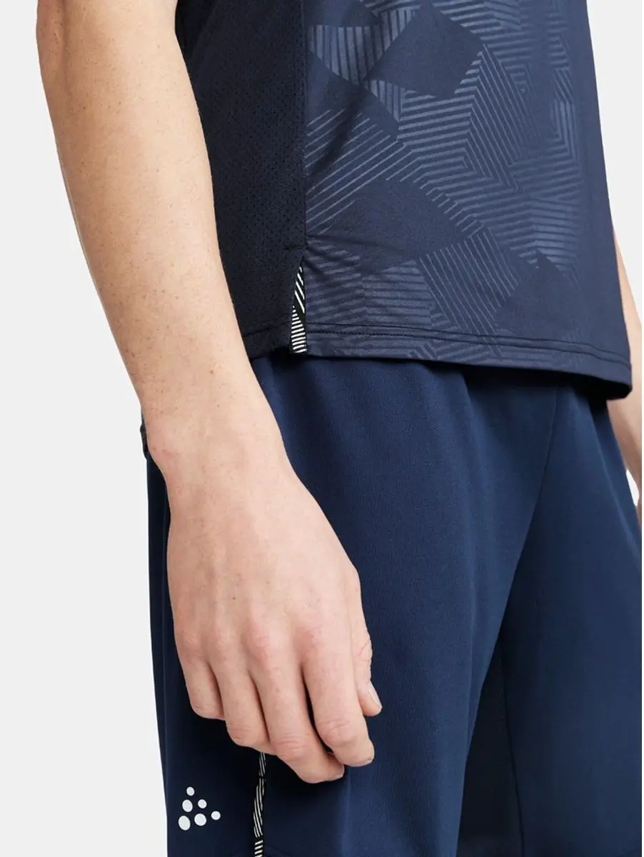 Craft Premier Solid Shirt Korte Mouw Heren - Marine S