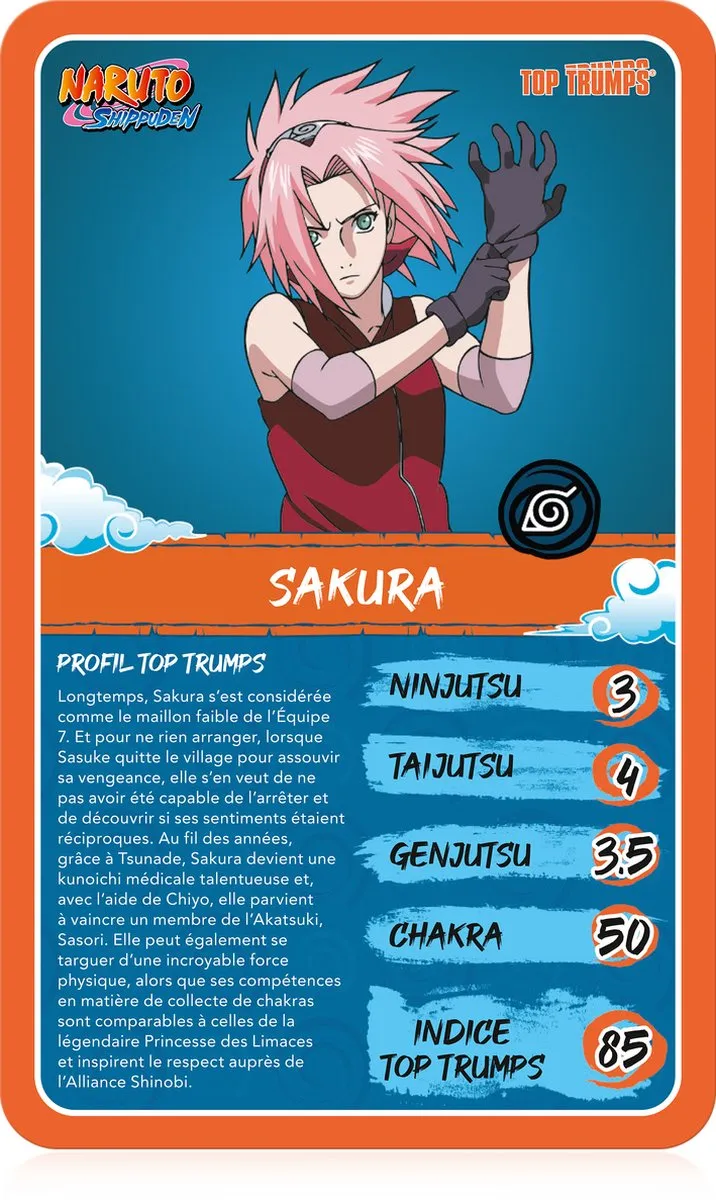 Winning Moves Top Trumps Naruto - Kaartspel
