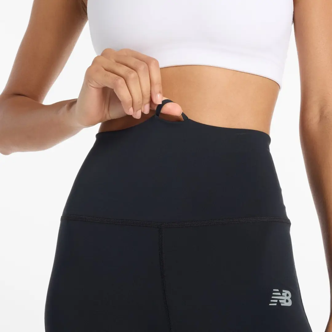 New Balance Sport High Rise Legging 25" Dames Trainingsbroek - Zwart