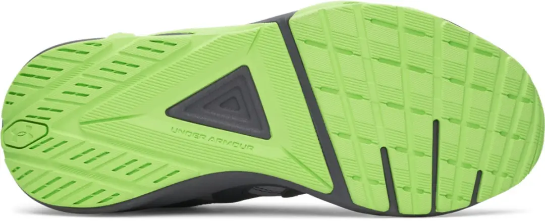 Under Armour UA Charged Commit TR 5 Heren Sportschoenen - Mod Grijs/Castlerock/Lumos Lime - afbeelding 6 van 6