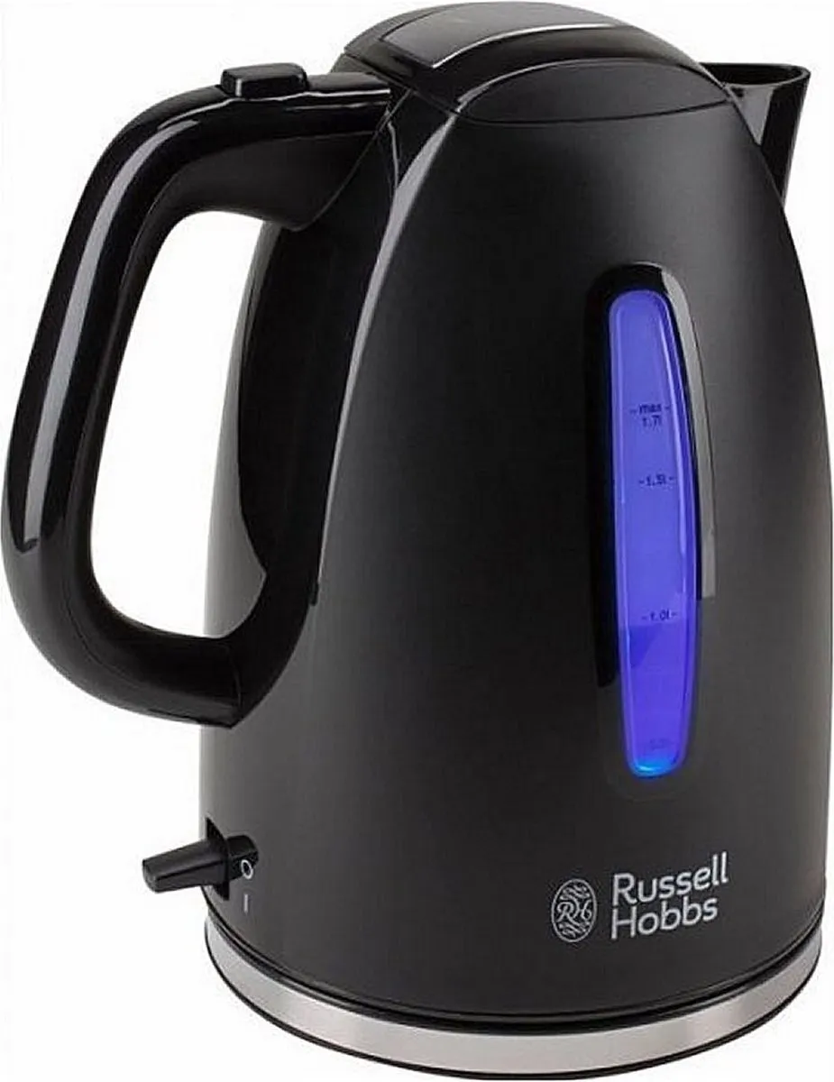 Russell Hobbs Textures Plus+ 22591-70 Waterkoker 2400W - 1.7L - Zwart