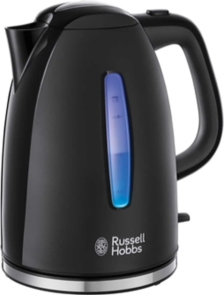 Russell Hobbs Textures Plus+ 22591-70 Waterkoker 2400W - 1.7L - Zwart