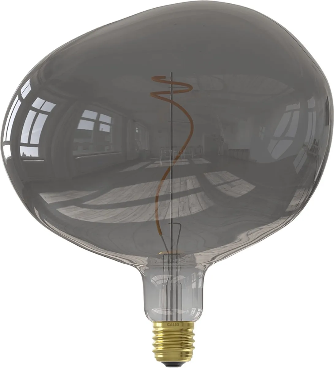 Calex Cobble LED XXL E27 Rookglas - 4W - 1800K - Dimbaar