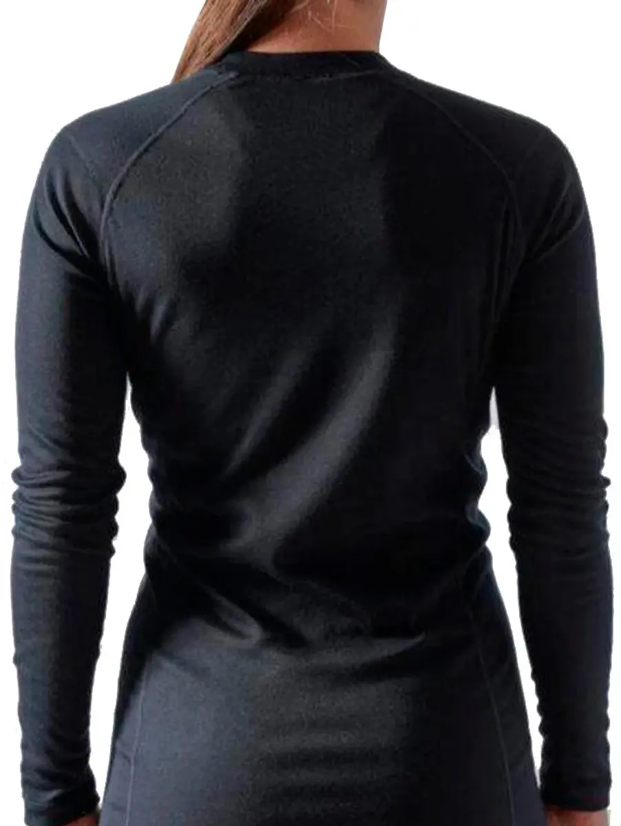 Craft Core Warm Thermoshirt Dames - Lange mouw - Zwart - 4XL