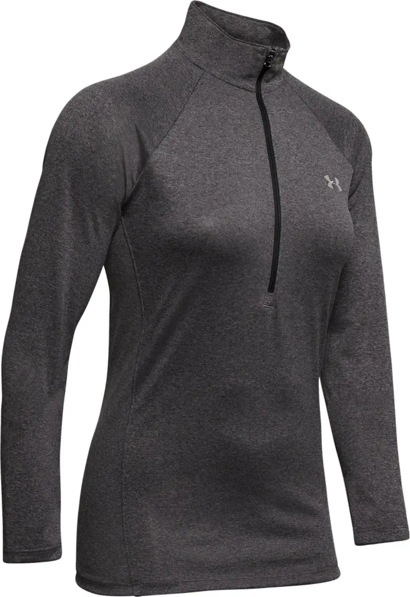 Under Armour Tech 1/2 Zip Dames Sporttrui M - Dark Gray