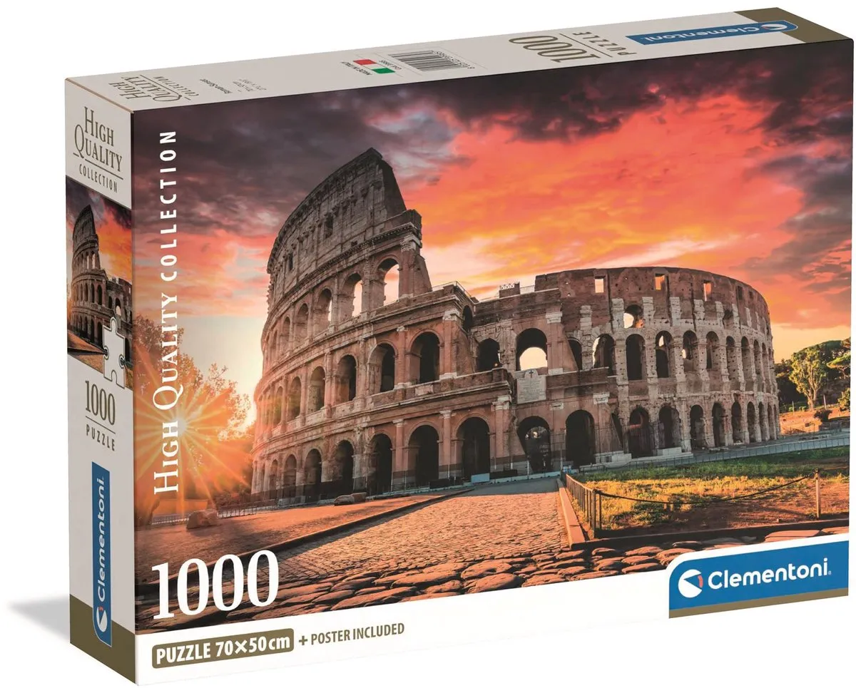 Clementoni Romeinse Zonsondergang Puzzel 1000 Stuks