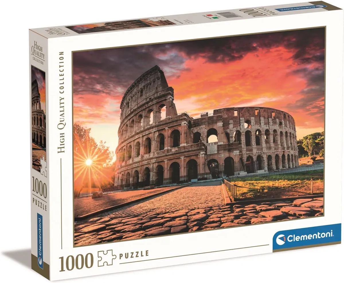 Clementoni Romeinse Zonsondergang Puzzel 1000 Stuks - Multikleur