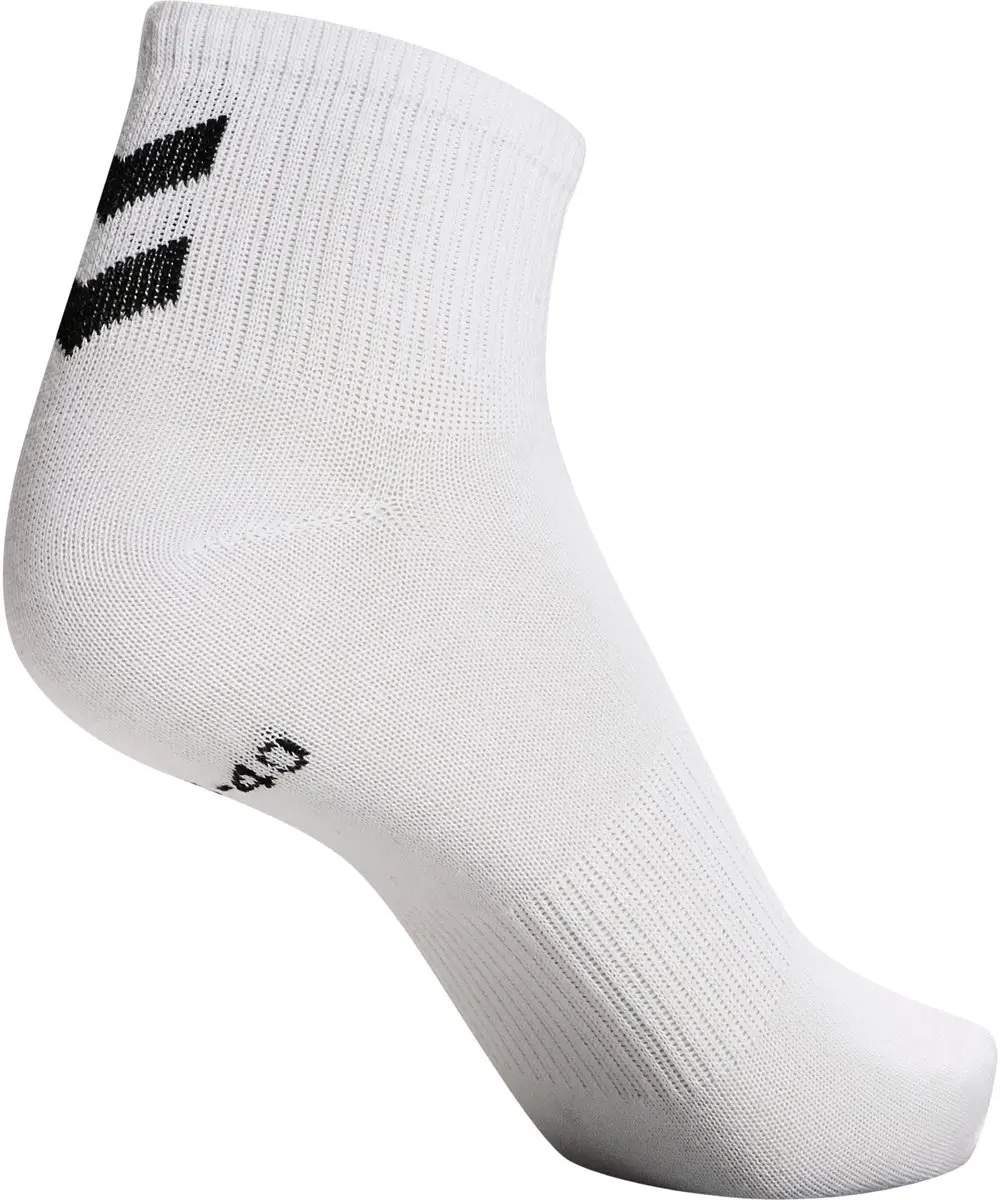 Hummel Chevron Mid Cut Sportsokken 6-Pack - Wit