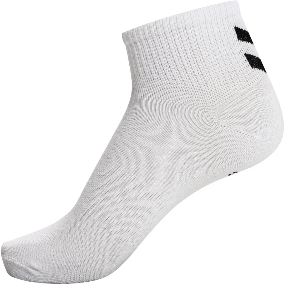 Hummel Chevron Mid Cut Sportsokken 6-Pack - Wit