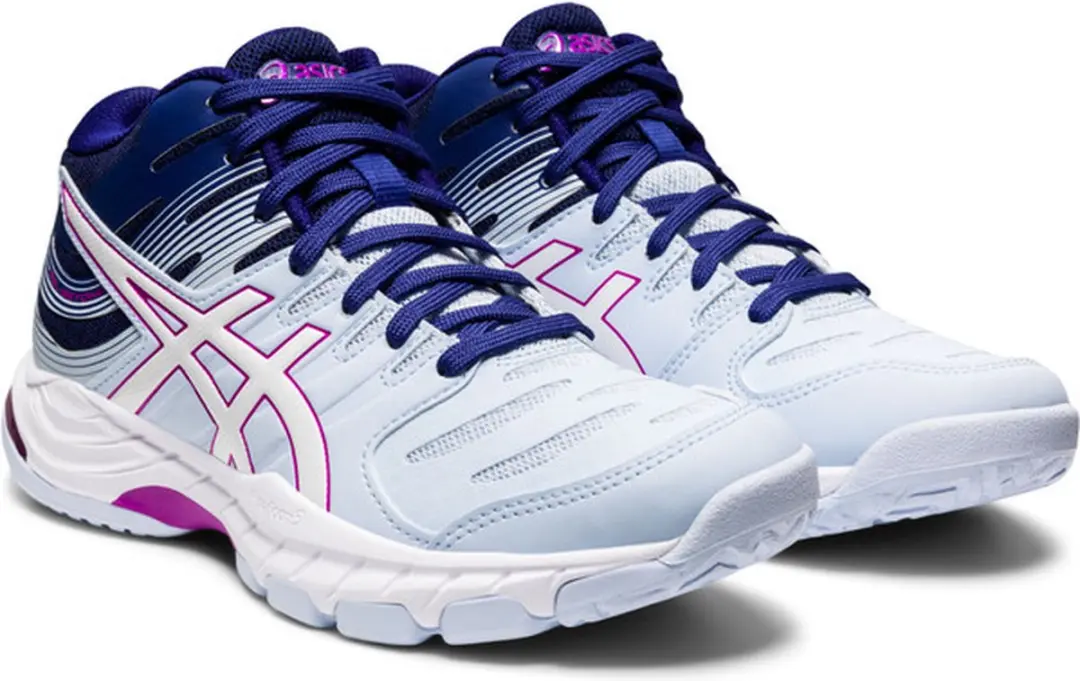 ASICS Gel-Beyond MT 6 Dames Sportschoenen - 39.5 - Wit/Lichtblauw
