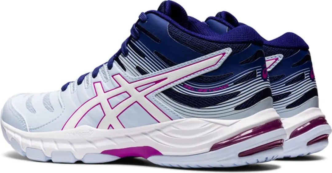 ASICS Gel-Beyond MT 6 Dames Sportschoenen - 39.5 - Wit/Lichtblauw
