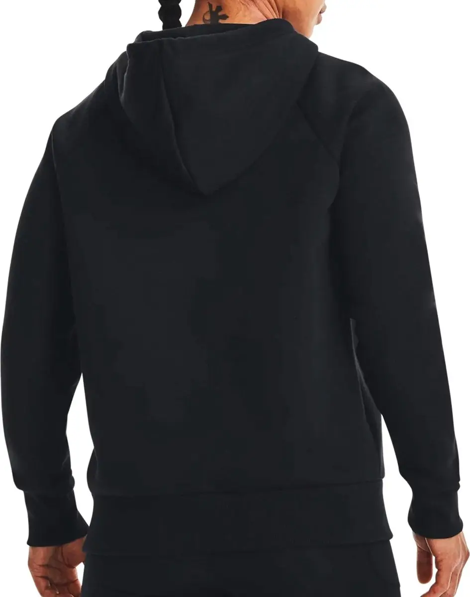 Under Armour UA Rival Fleece Hoodie Dames - Zwart/Wit - L