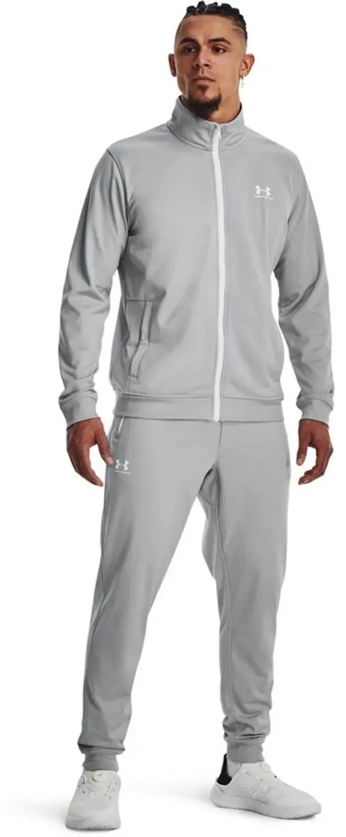 Under Armour Sportstyle Tricot Half Rits Sweatshirt 2XL - Grijs