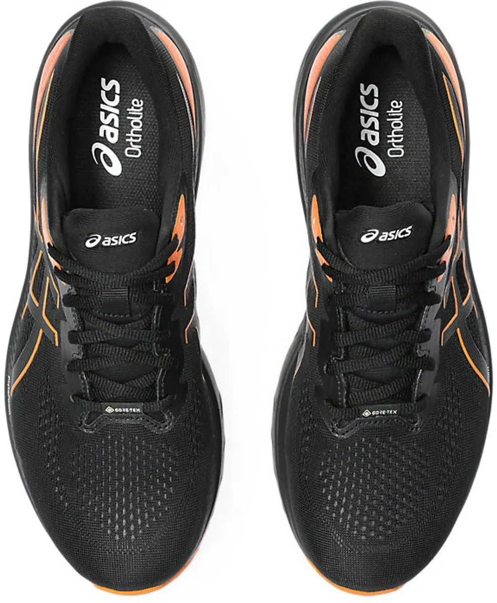 ASICS GT-1000 12 GTX Heren Hardloopschoen - 46.5 - Zwart/Oranje