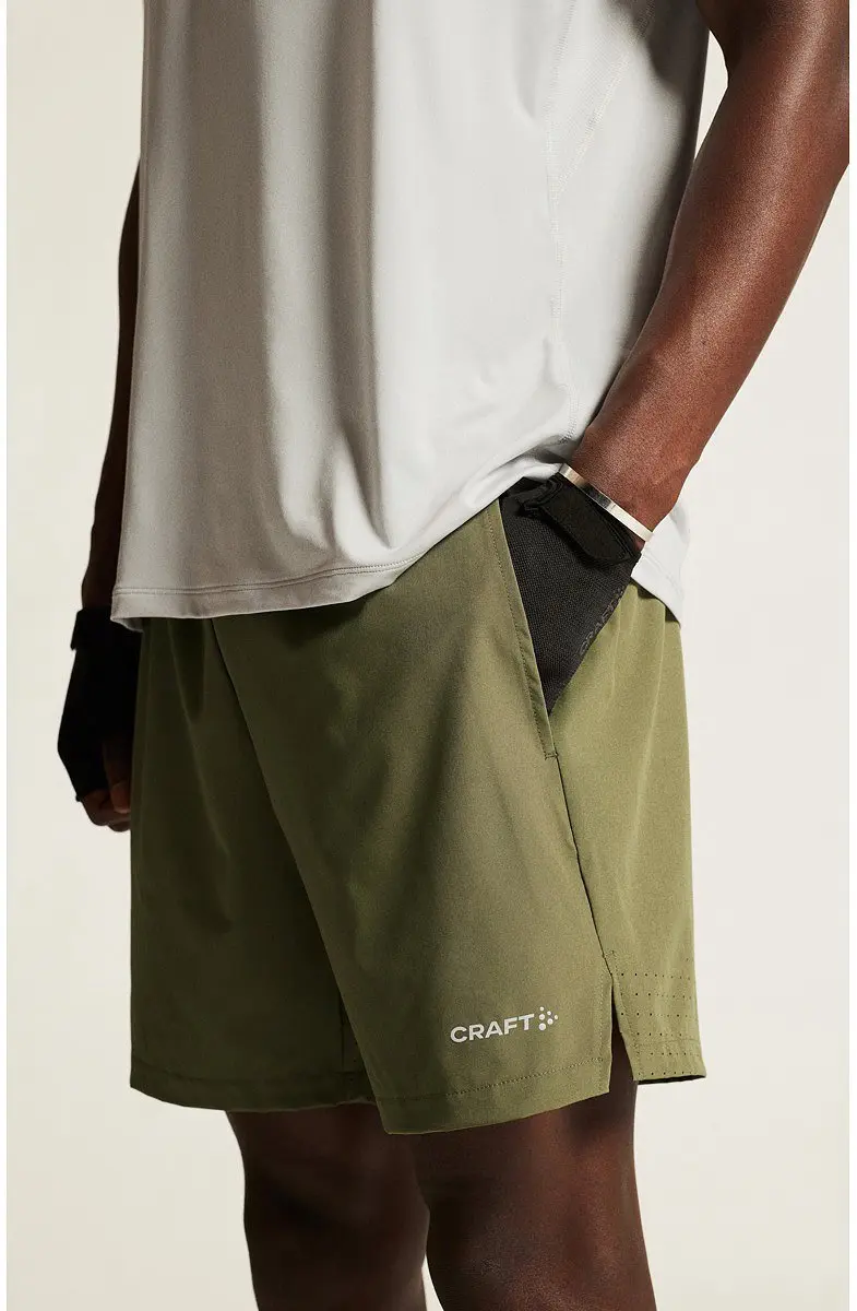 Craft Adv Essence Short Heren - Rift - Maat L Groen