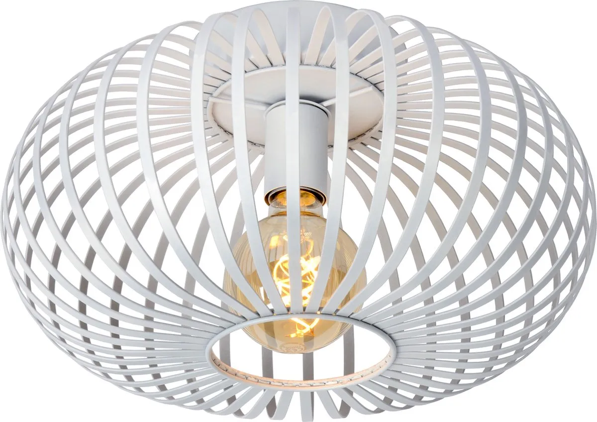 Lucide Manuela Plafondlamp Ø39,5cm - 1xE27 - Wit