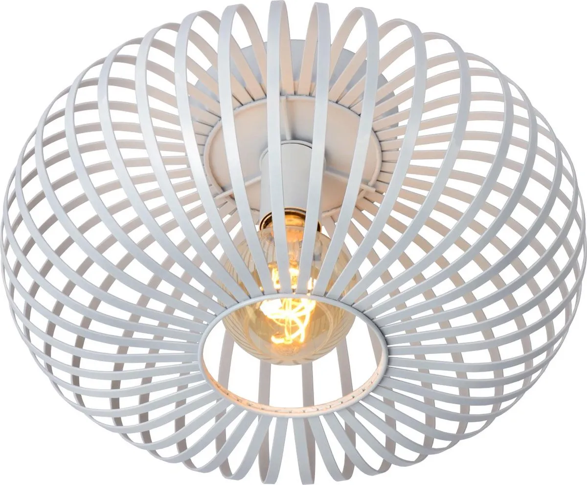 Lucide Manuela Plafondlamp Ø39,5cm - 1xE27 - Wit
