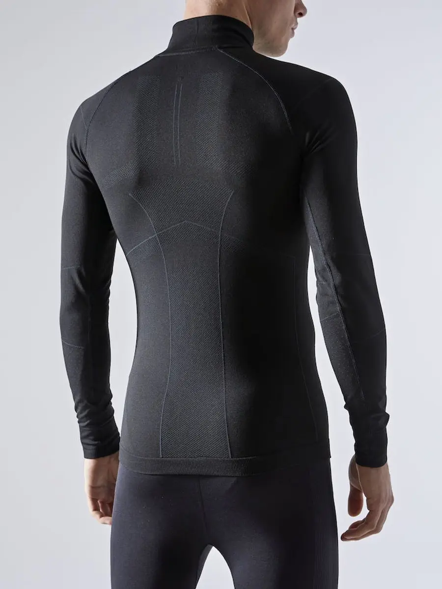 Craft Active Intensity Zip Thermoshirt Heren XXL - Zwart