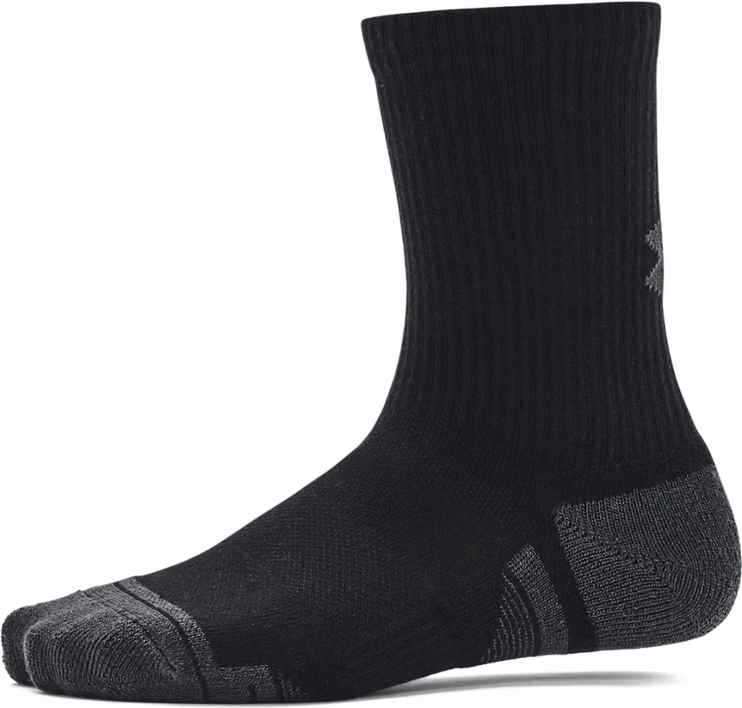 Under Armour UA Perform Tech 3P Crew Kindersokken - 31.5 - 3 Stuks