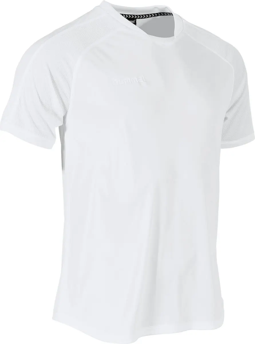 Hummel Tulsa T-Shirt Heren - M - Wit