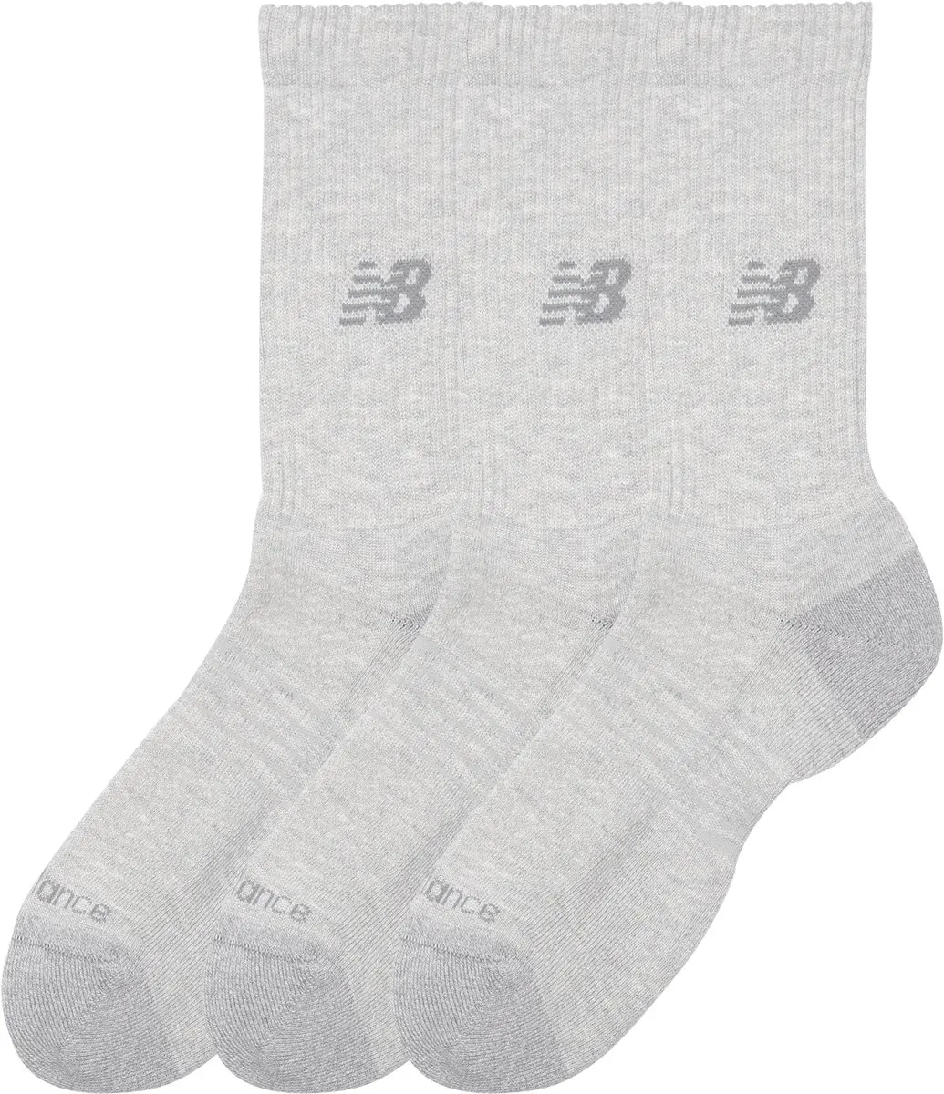 New Balance Active Crew Sportsokken 3 Stuks - ATLETIC GREY