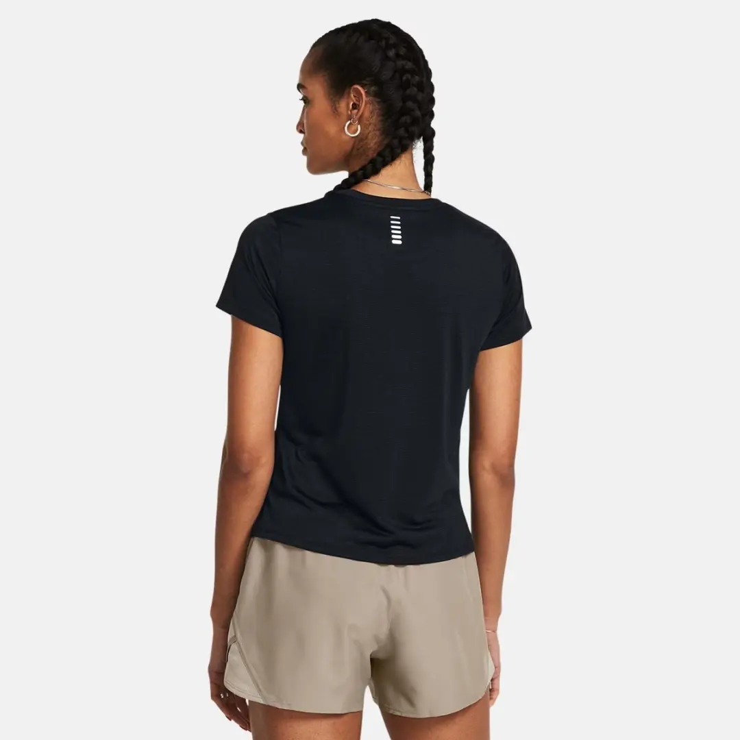 Under Armour UA Launch Shortsleeve Dames Sportshirt S - Zwart - afbeelding 6 van 6