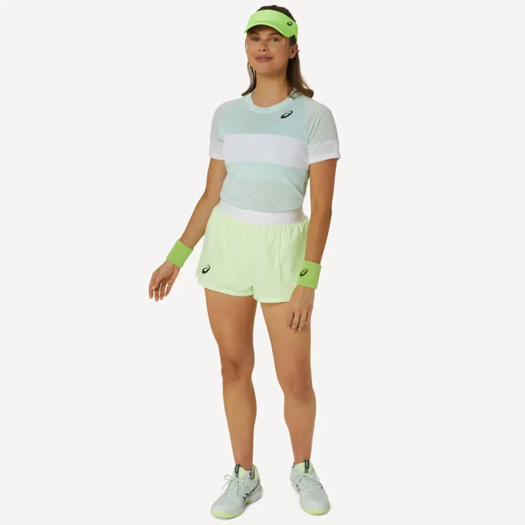 ASICS Vrouwen Tennis T-shirt - Pale Blue - L
