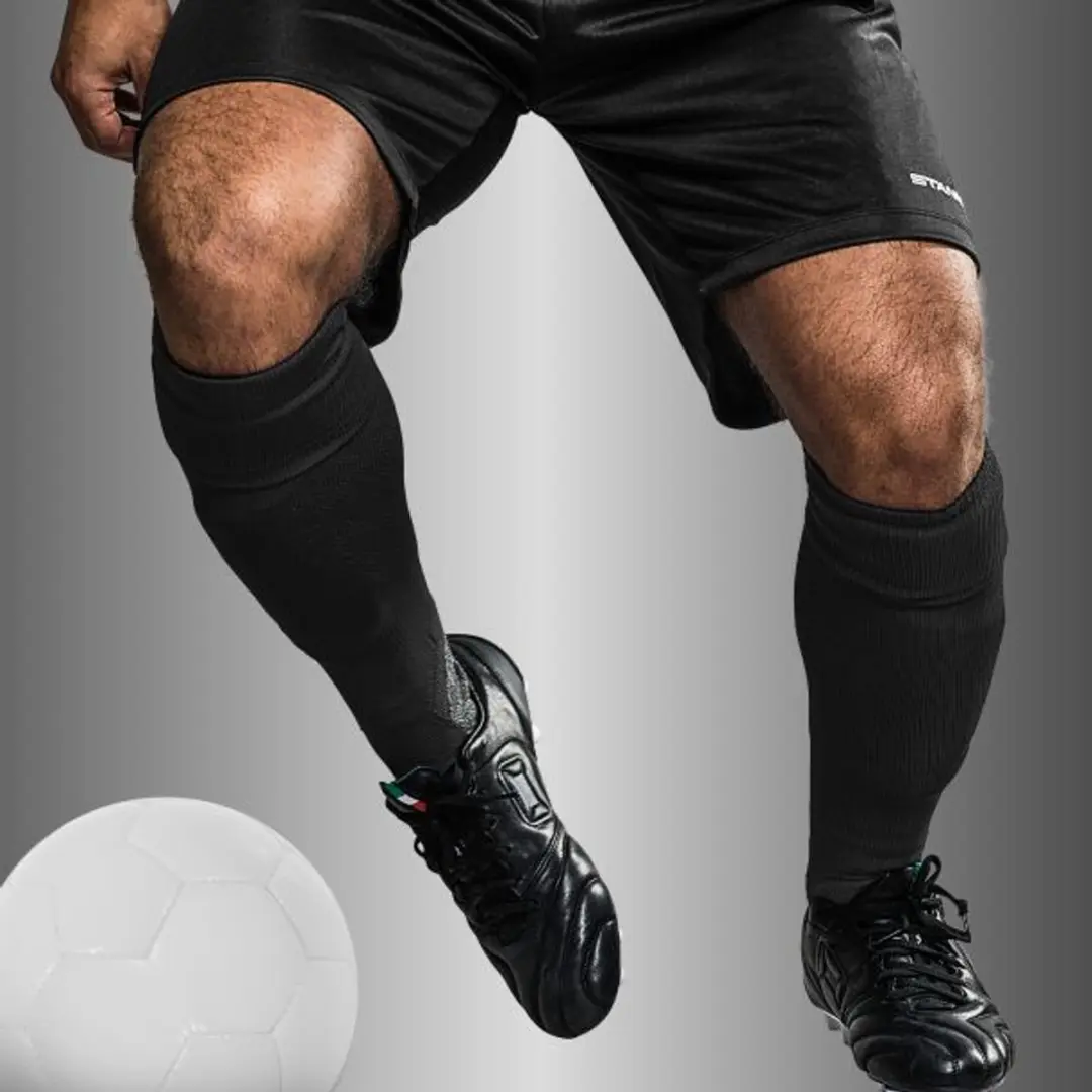 Stanno Uni Pro Sock Voetbalsokken 25-29 - Zwart