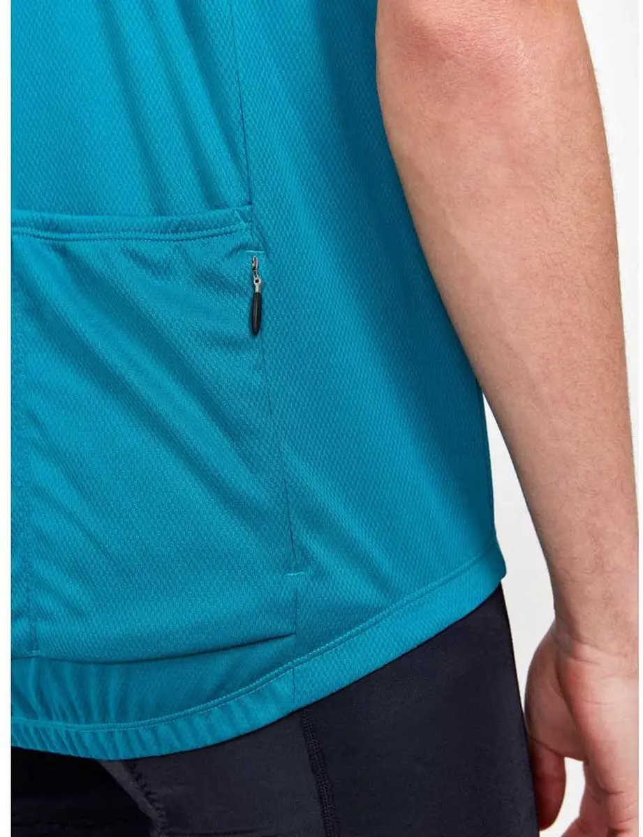 Craft Core Endur Logo Jersey Fietsshirt - Korte mouwen - L - Blauw/Grijs - afbeelding 6 van 6