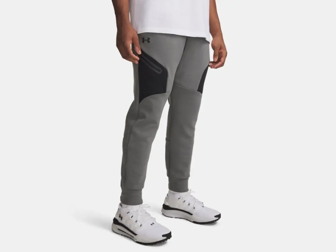 Under Armour Unstoppable Fleece Joggers - L - Grijs