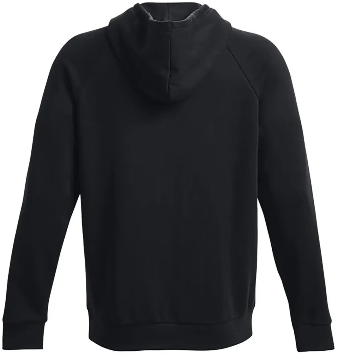 Under Armour UA Rival Fleece Logo HD-BLK Heren Sporttrui - Zwart/Wit