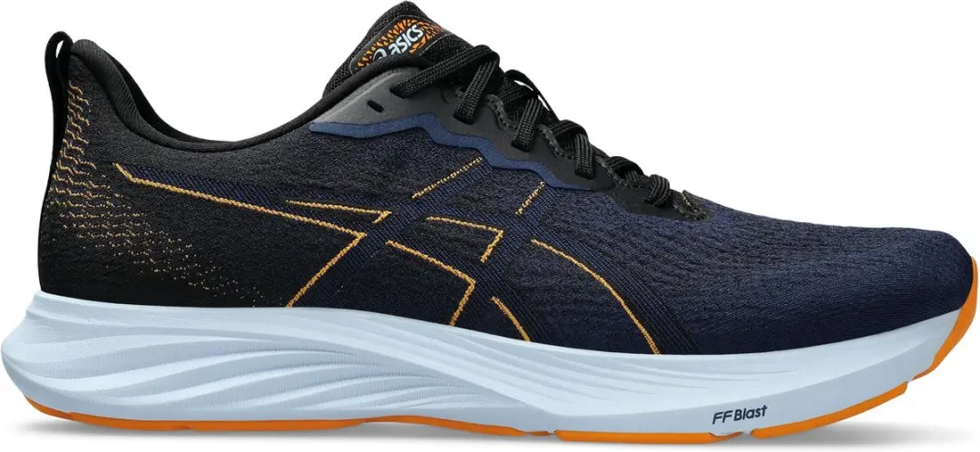 ASICS Dynablast 4 Sportschoenen 43.5 - Donkerblauw/Zwart/Oranje