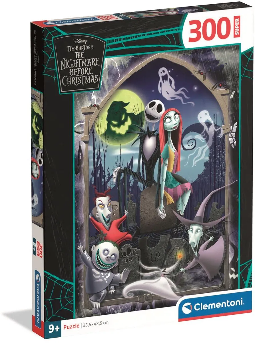 Clementoni Puzzel Super Nightmare Before Christmas 300 Stuks