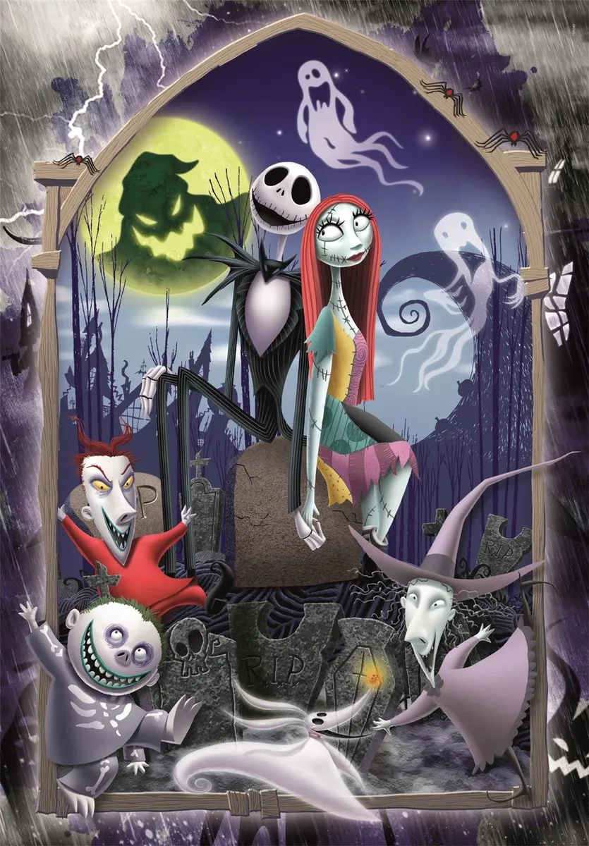 Clementoni Puzzel Super Nightmare Before Christmas 300 Stuks - Multikleur