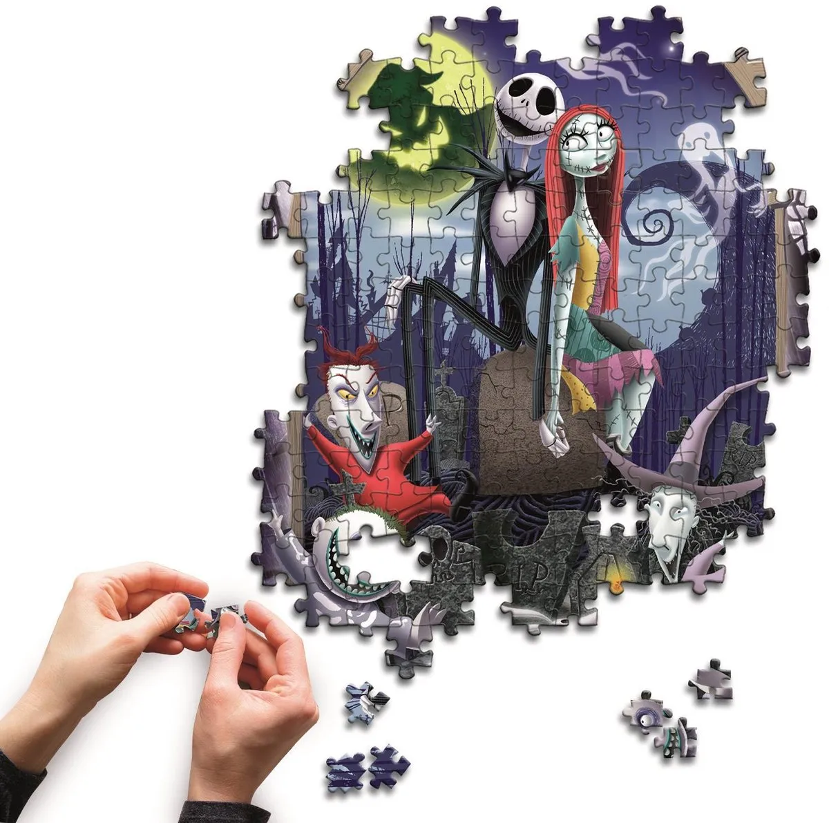 Clementoni Puzzel Super Nightmare Before Christmas 300 Stuks - Multikleur - afbeelding 6 van 6