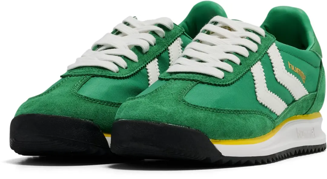 Hummel City88 Indoor Sportschoenen Dames - 37 - Groen/Wit