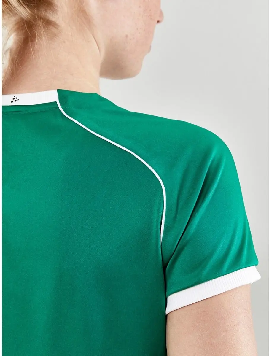 Craft Progress 2.0 Shirt Korte Mouw Dames - Groen L