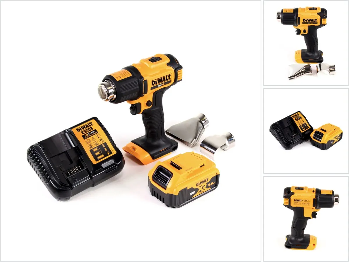 DeWalt DCE 530 P1 Heetluchtpistool 18V