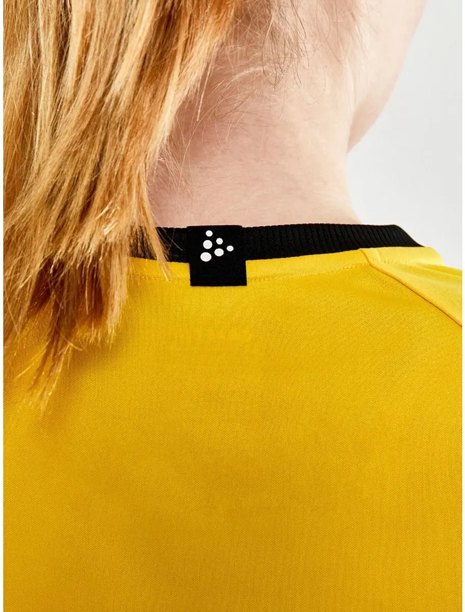 Craft Progress 2.0 Graphic Shirt Dames - Geel/Zwart S