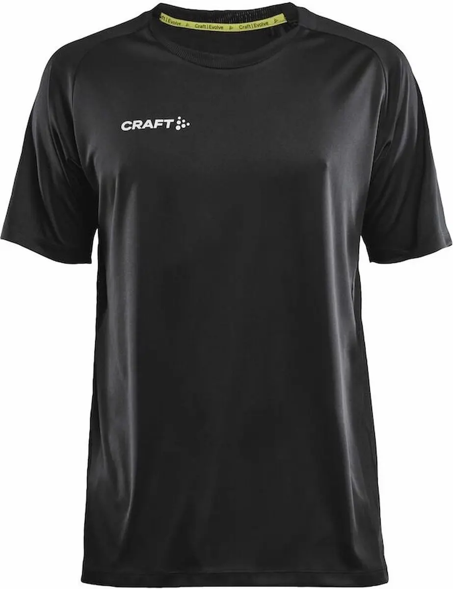 Craft Evolve Heren T-shirt - Zwart - Maat S