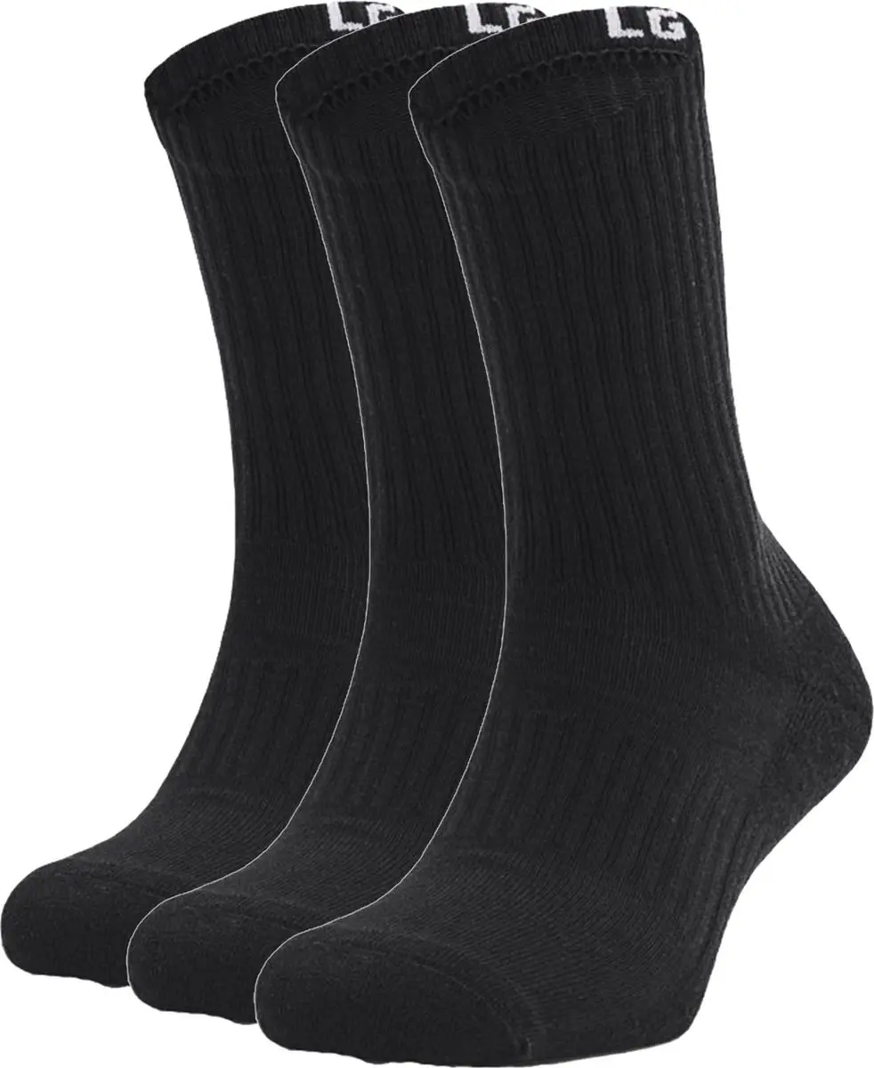 Under Armour Core Crew Sokken 36-41 - 3 Stuks - Wit