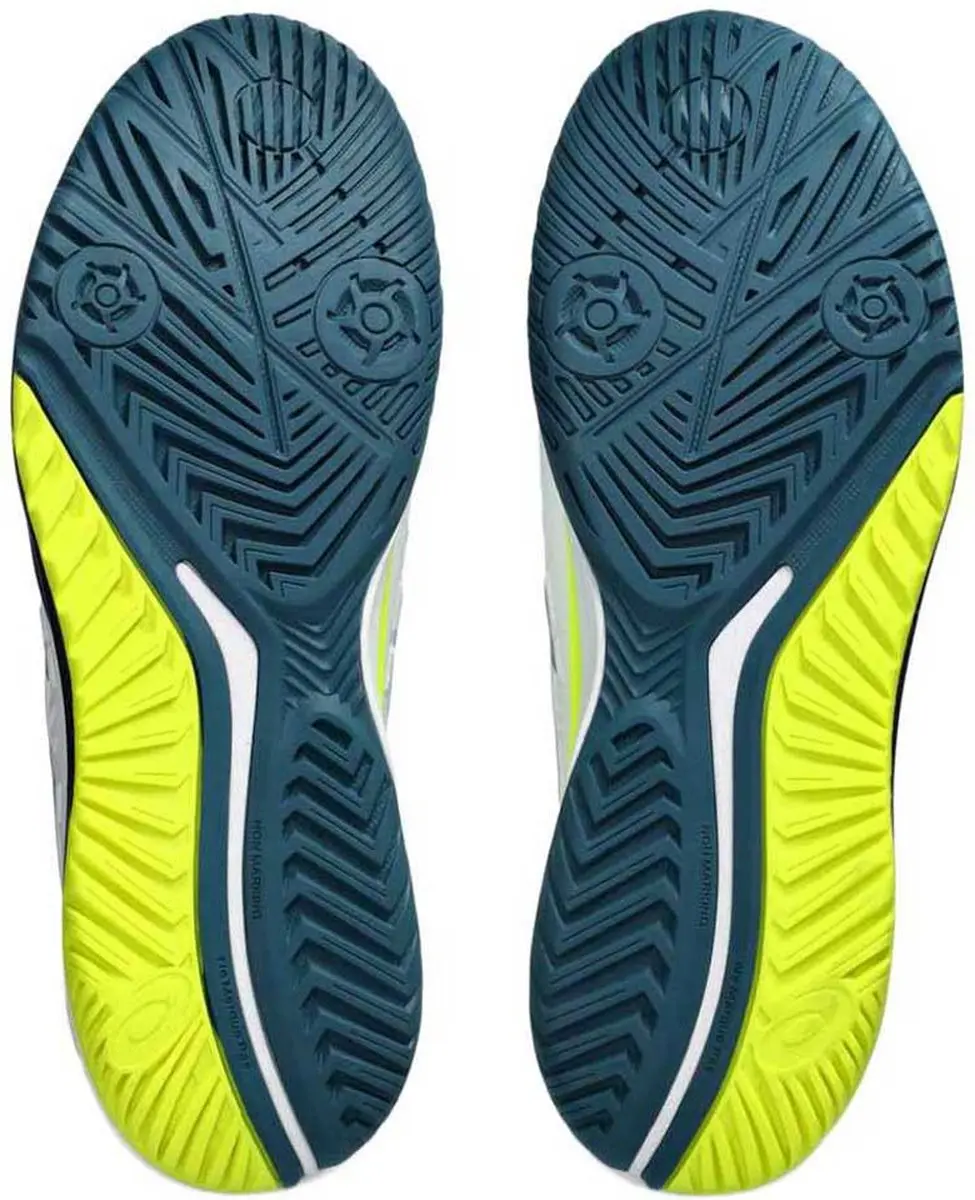 ASICS Gel-Resolution 9 Tennis Schoenen - 49 - Blauw/Groen/Wit